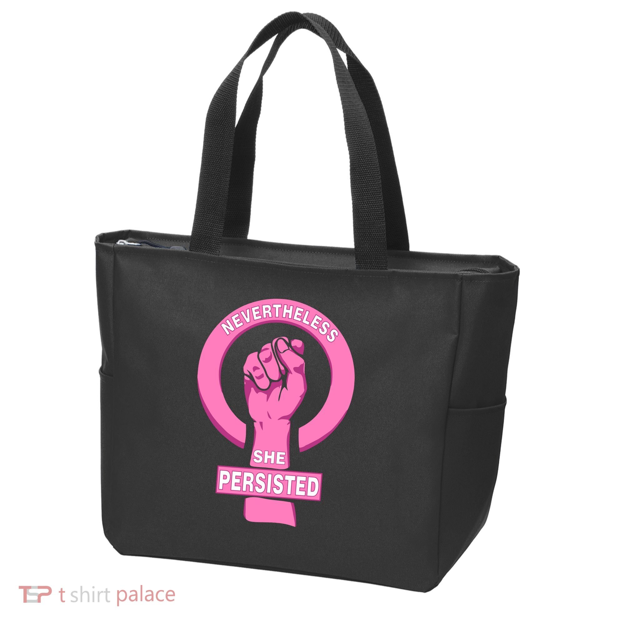 Nevertheless She Persisted Fist Tribute  Tote Bag