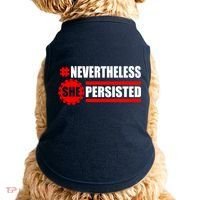 Nevertheless She Persisted NEVERTHELESS Resist Doggie Tank thumb 0