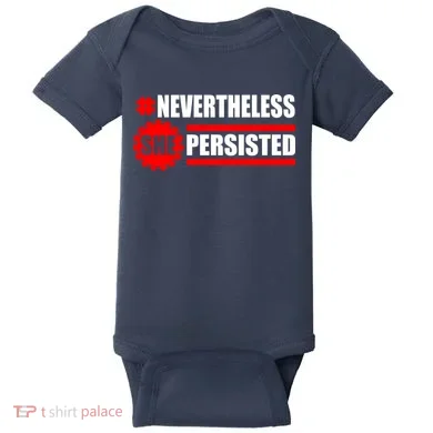 Nevertheless She Persisted NEVERTHELESS Resist Baby Bodysuit