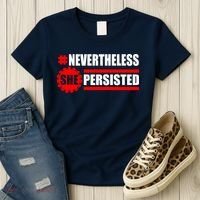 Nevertheless She Persisted NEVERTHELESS Resist Women's T-Shirt thumb 3