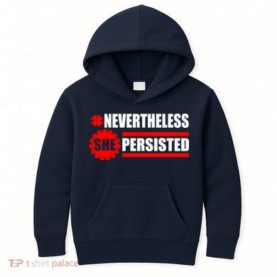 Nevertheless She Persisted NEVERTHELESS Resist Kids Hoodie
