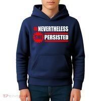 Nevertheless She Persisted NEVERTHELESS Resist Kids Hoodie thumb 4
