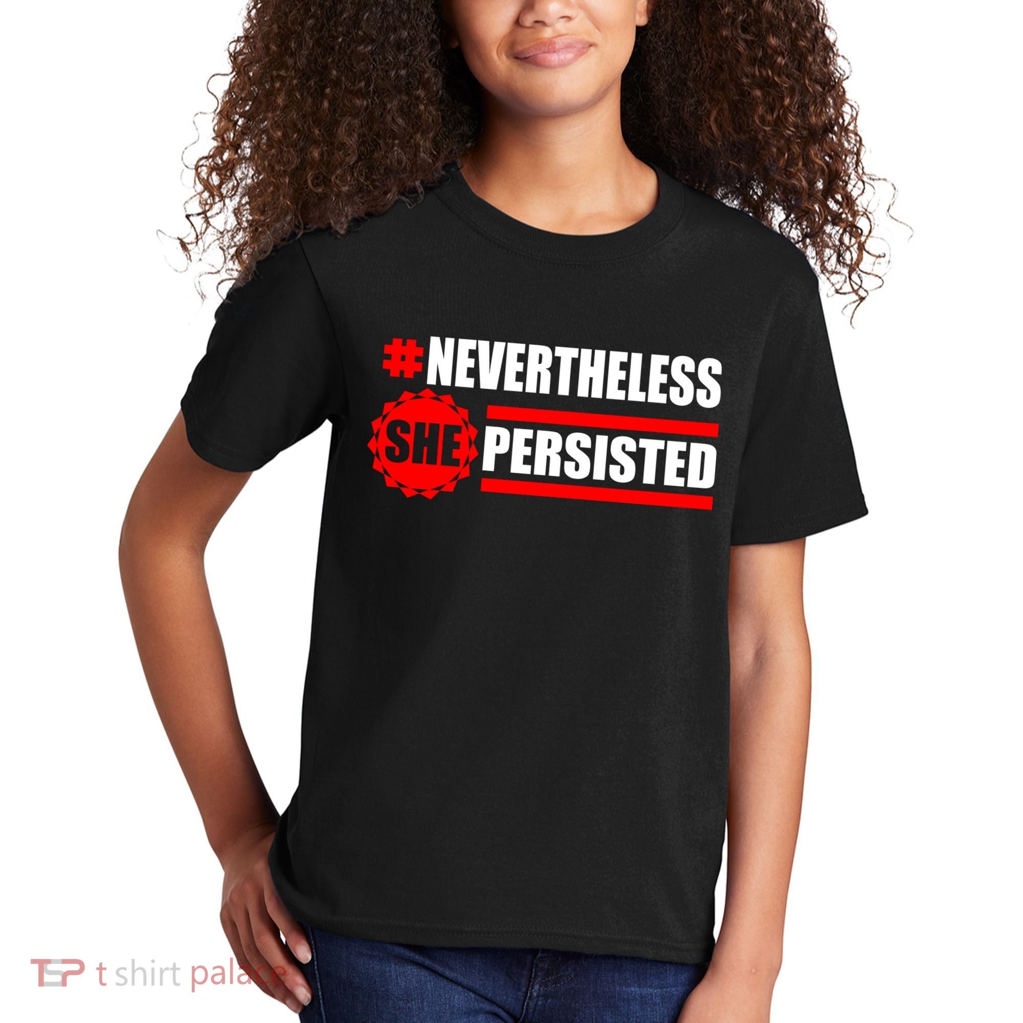 Nevertheless She Persisted NEVERTHELESS Resist Kids T-Shirt