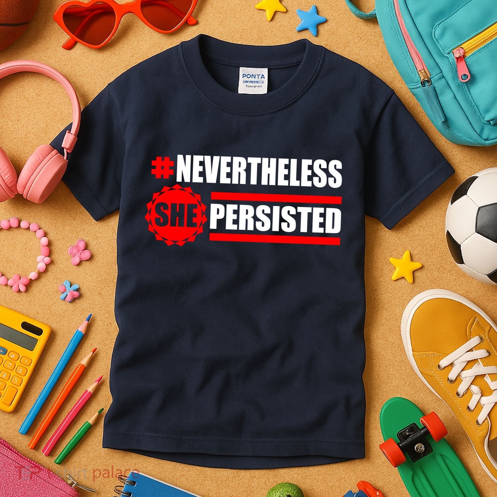 Nevertheless She Persisted NEVERTHELESS Resist Kids T-Shirt
