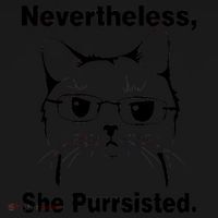 Nevertheless She Purrsisted Cat Persisted Hoodie thumb 2