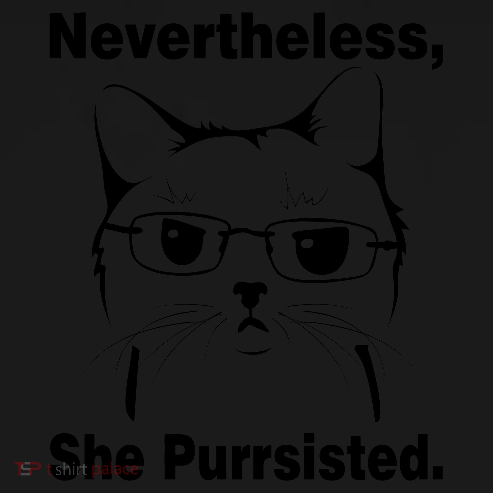 Nevertheless She Purrsisted Cat Persisted Hoodie