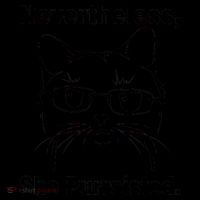 Nevertheless She Purrsisted Cat Persisted Kids Hoodie thumb 5