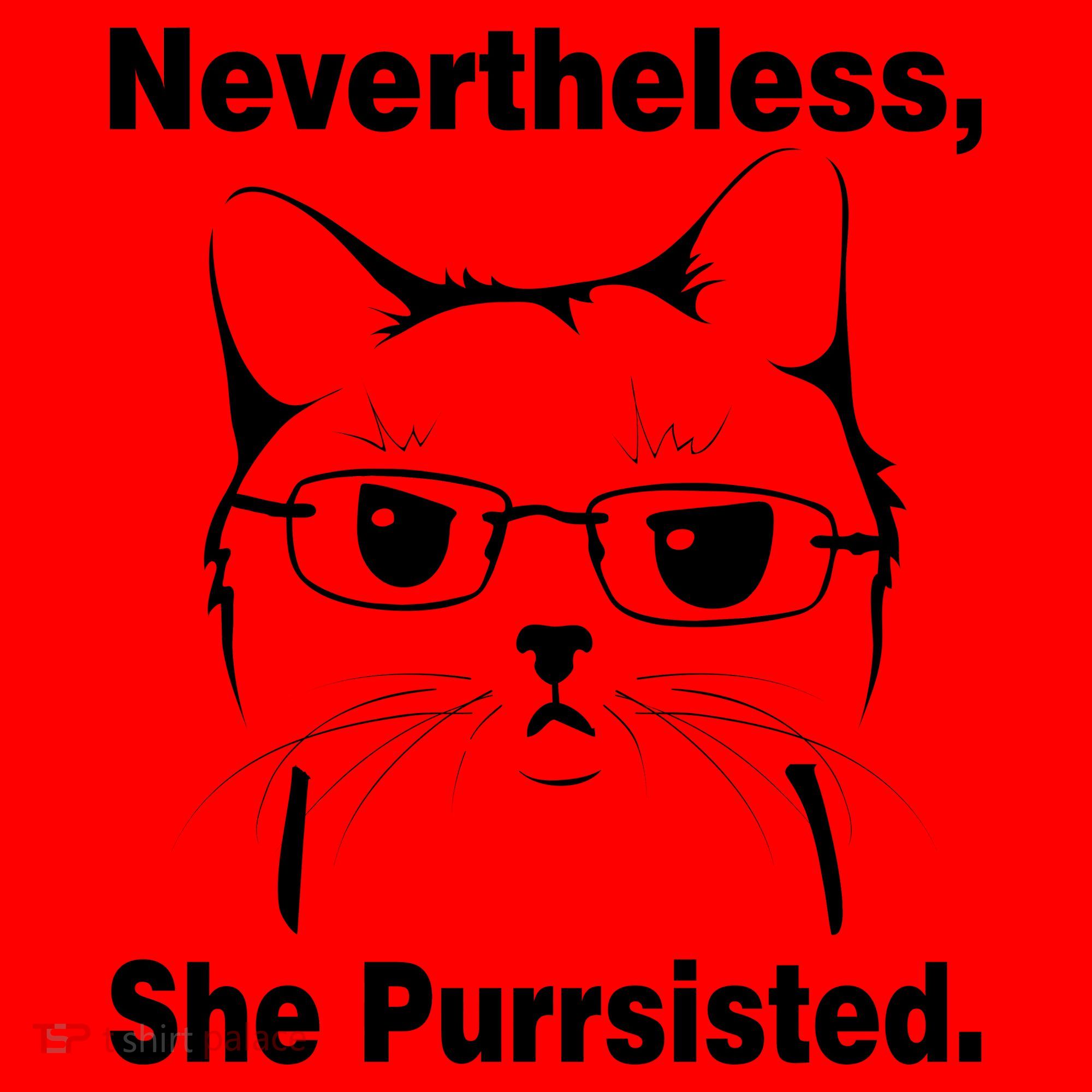 Nevertheless She Purrsisted Cat Persisted Santa Hat