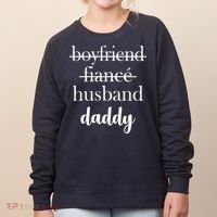 New Dad Boyfriend, Husband Fiance Women's Sweatshirt thumb 0
