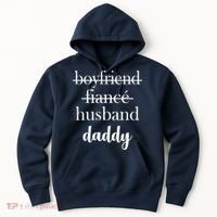 New Dad Boyfriend, Husband Fiance Hoodie thumb 0