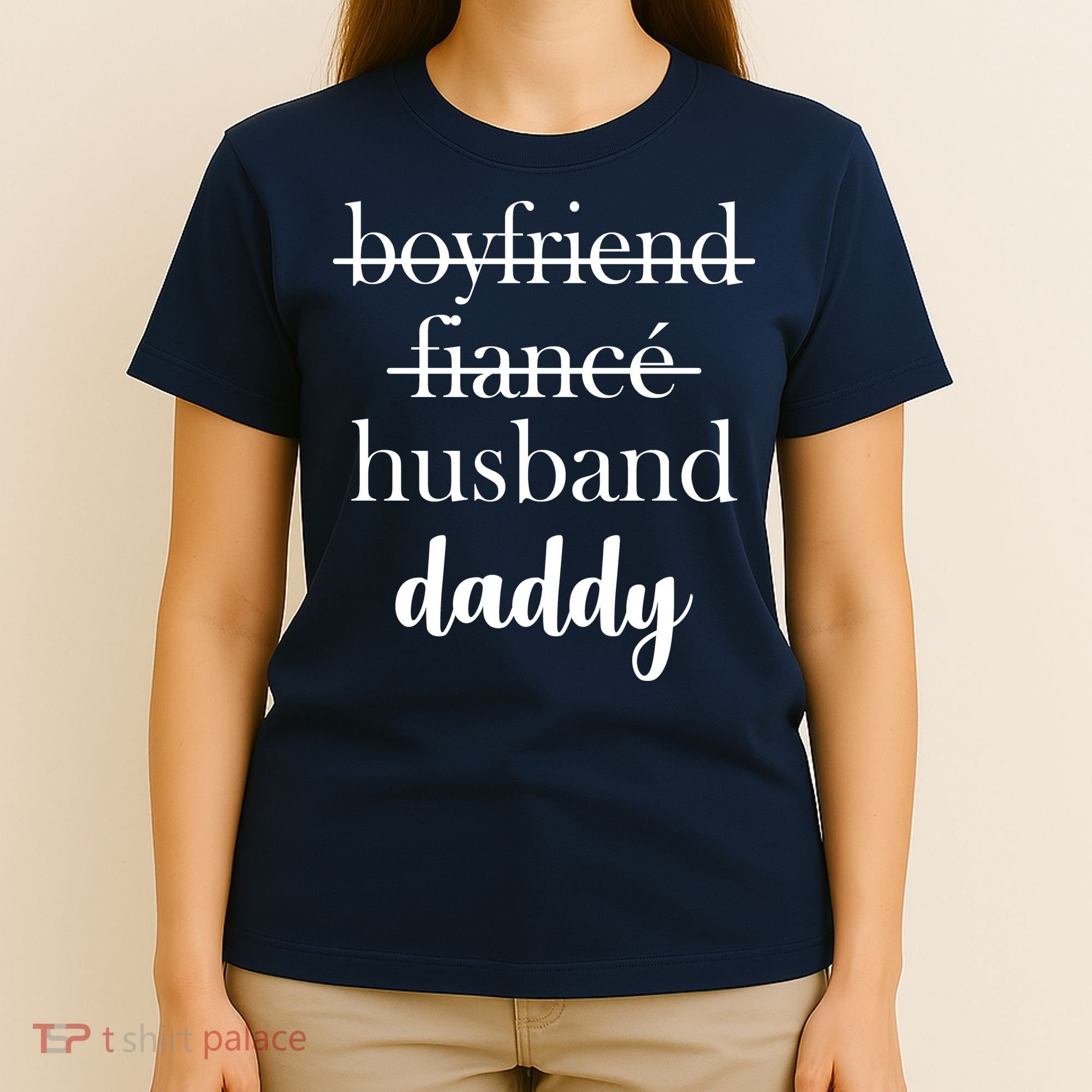 New Dad Boyfriend, Husband Fiance T-Shirt