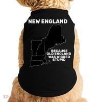 New England Because Old England Was Wicked Stupid Doggie Tank thumb 0