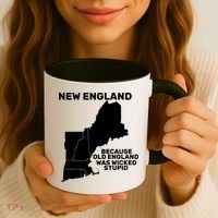 New England Because Old England Was Wicked Stupid Coffee Mug thumb 3