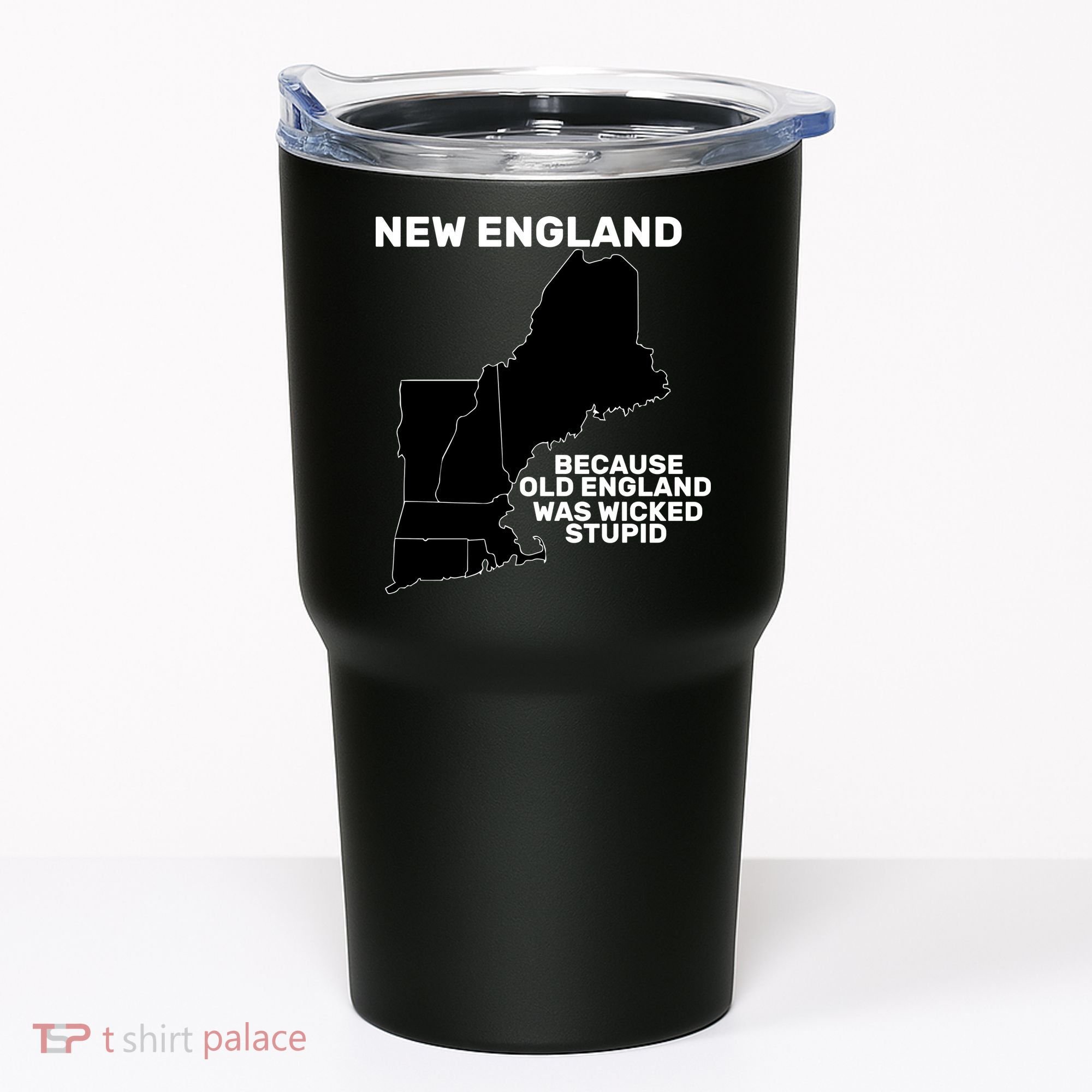 New England Because Old England Was Wicked Stupid Tumbler