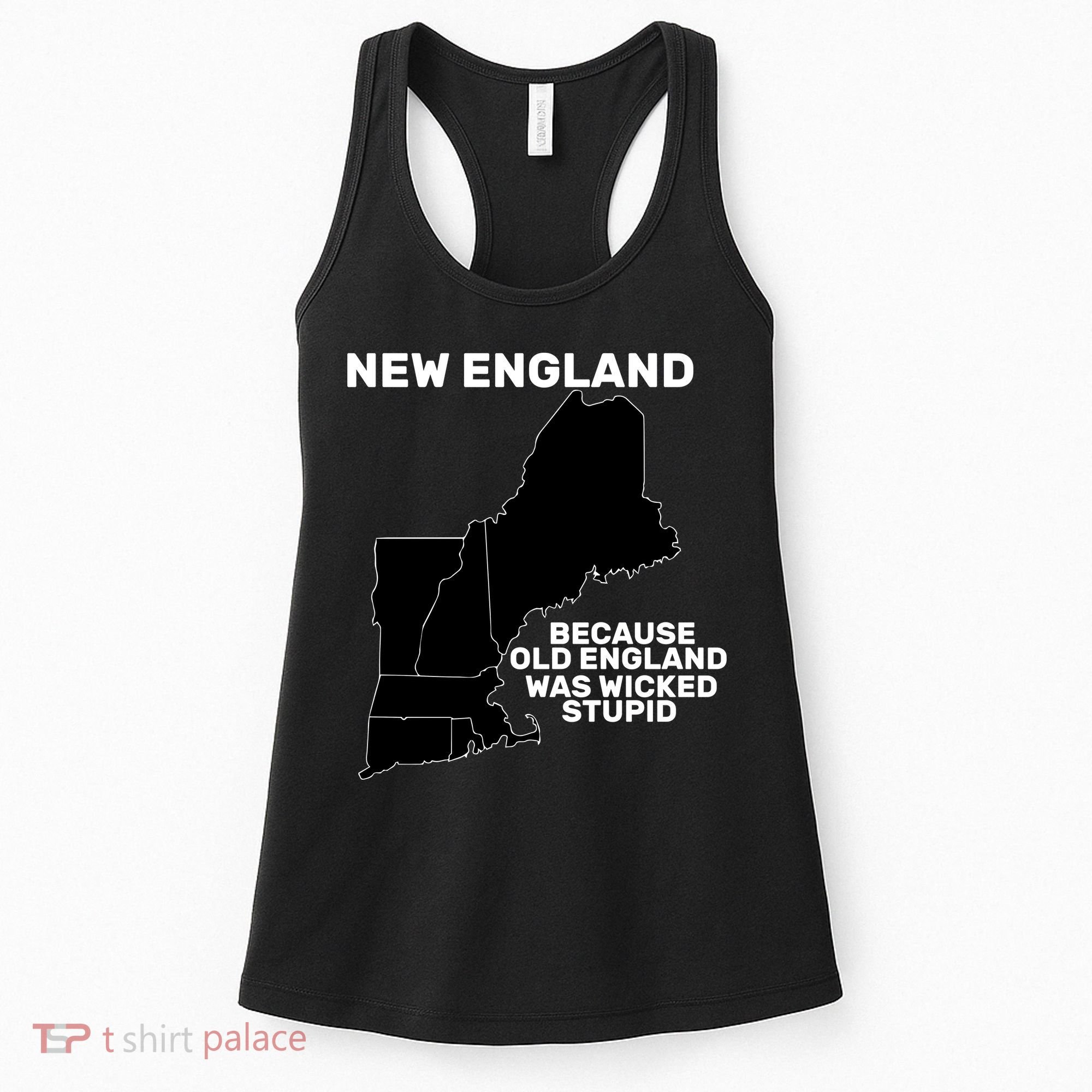 New England Because Old England Was Wicked Stupid Women's Tank Top