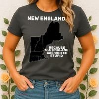 New England Because Old England Was Wicked Stupid Women's T-Shirt thumb 2