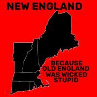 New England Because Old England Was Wicked Stupid Santa Hat thumb 1