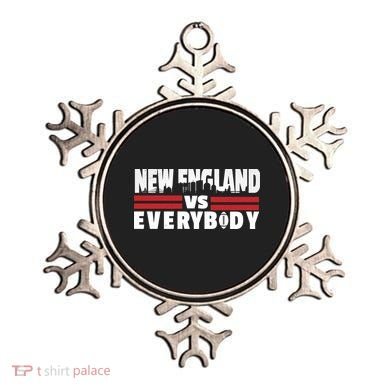 New England Vs Everybody City Ornament
