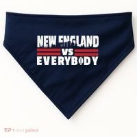 New England Vs Everybody City USA-Made Doggie Bandana thumb 0
