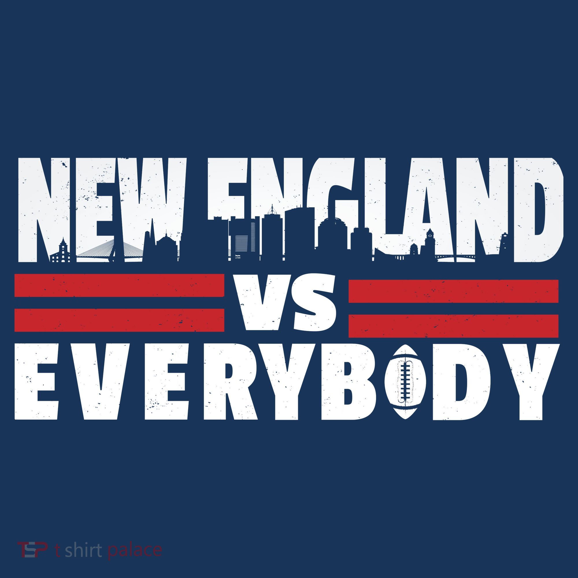 New England Vs Everybody City Women's Hoodie