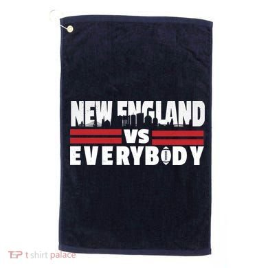 New England Vs Everybody City Golf Towel