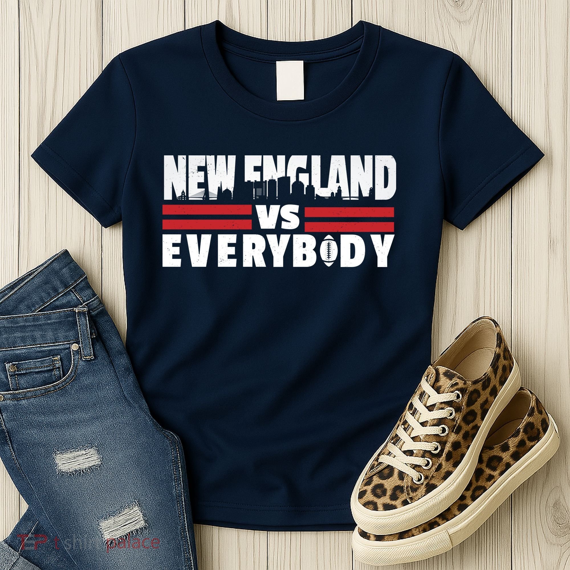 New England Vs Everybody City Women's T-Shirt