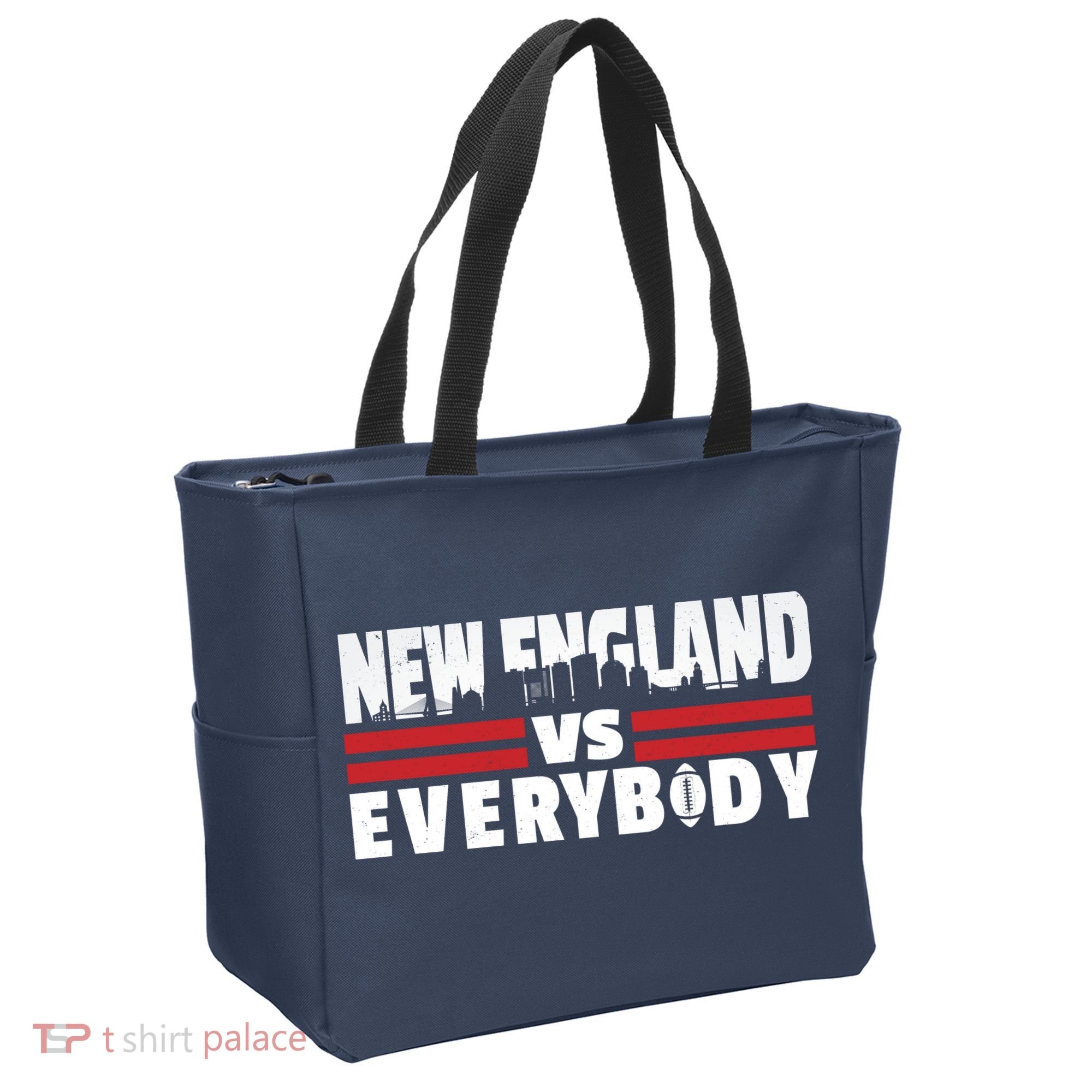 New England Vs Everybody City Tote Bag