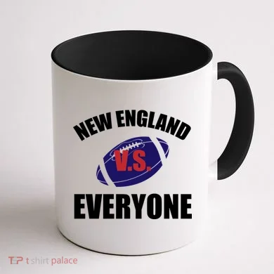 New England Vs Everyone Coffee Mug back