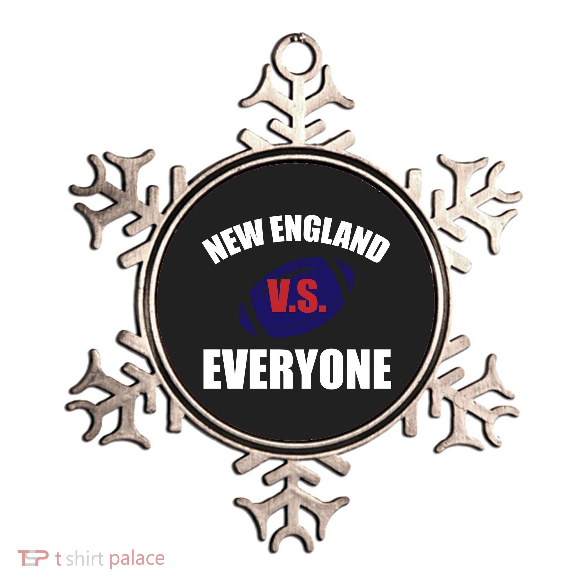 New England Vs Everyone Ornament