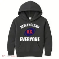 New England Vs Everyone Kids Hoodie thumb 0
