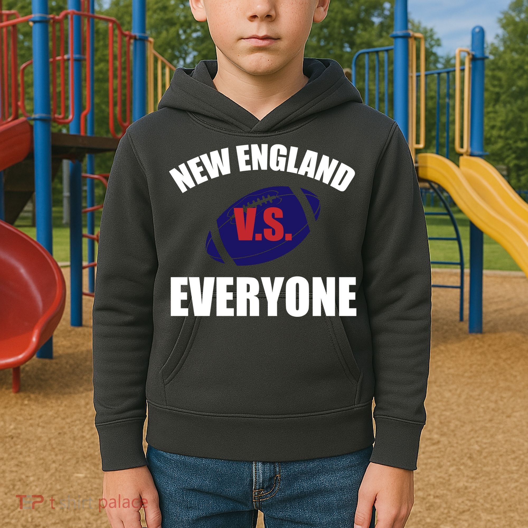 New England Vs Everyone Kids Hoodie