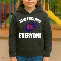 New England Vs Everyone Kids Hoodie thumb 3