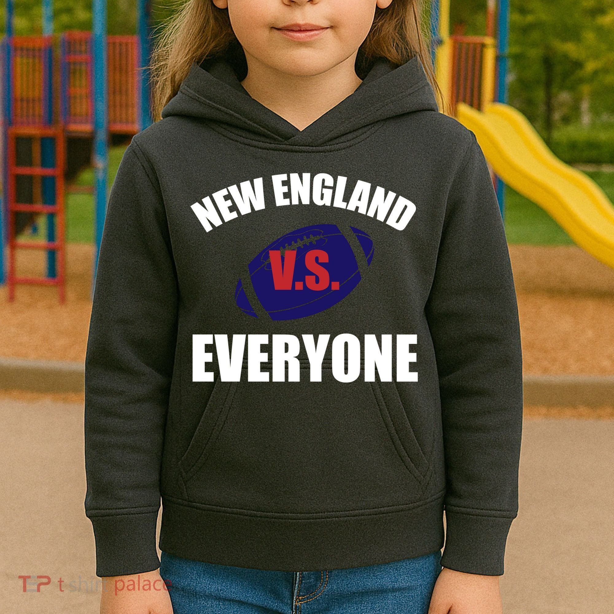 New England Vs Everyone Kids Hoodie