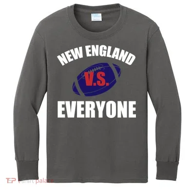 New England Vs Everyone Kids Long Sleeve Shirt