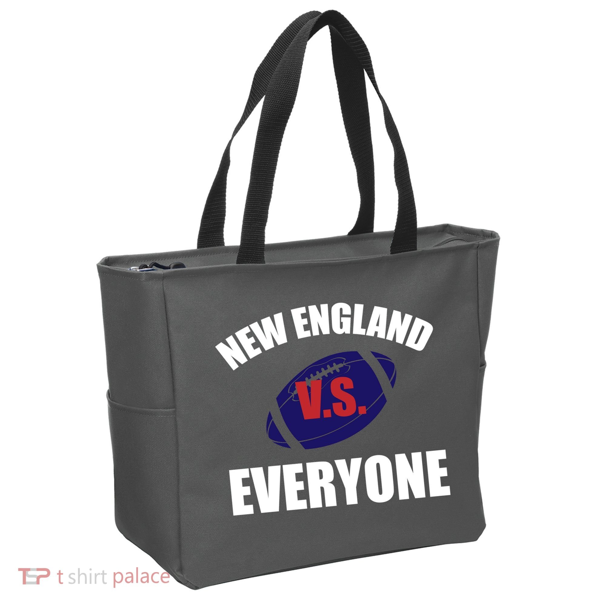 New England Vs Everyone Tote Bag
