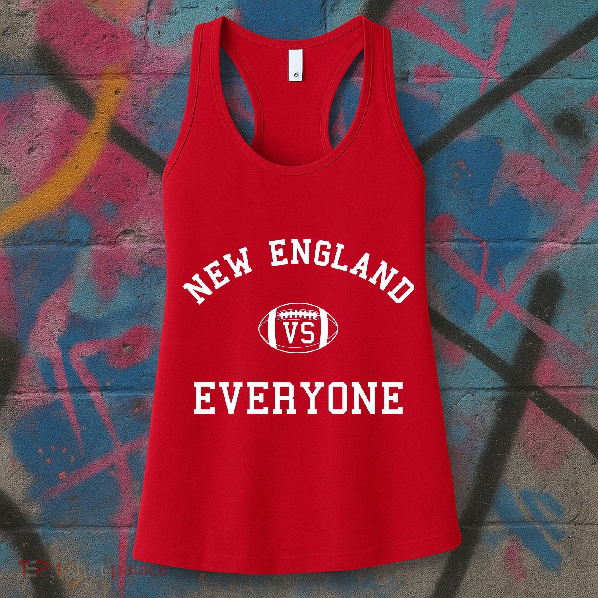 New England Vs Everyone Football Fan Women's Tank Top