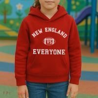 New England Vs Everyone Football Fan Kids Hoodie thumb 3