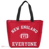 New England Vs Everyone Football Fan Tote Bag thumb 0