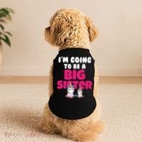 New I'm Going To Be A Big Sister Cute Unicorn Doggie Tank thumb 2