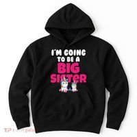New I'm Going To Be A Big Sister Cute Unicorn Hoodie thumb 0