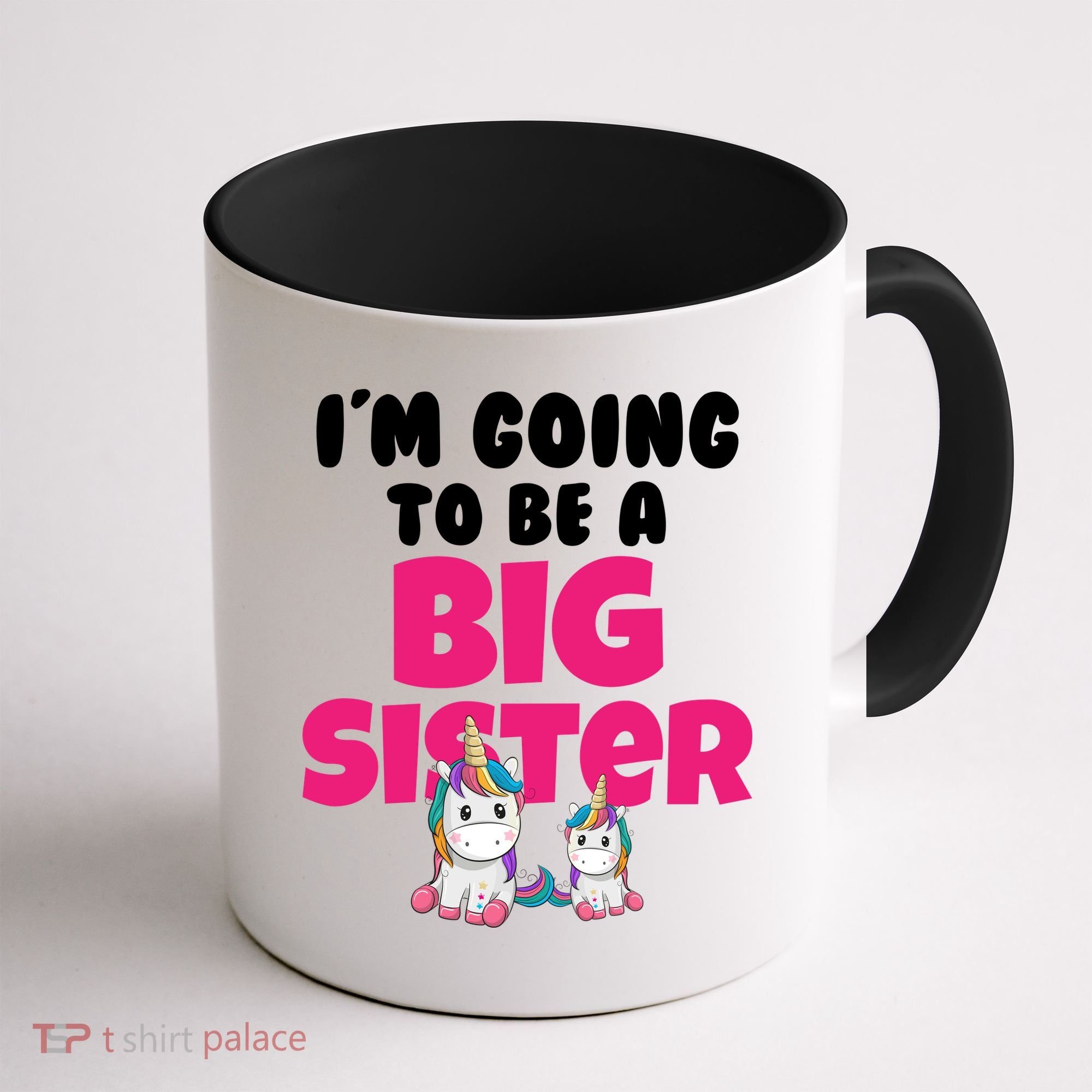 New I'm Going To Be A Big Sister Cute Unicorn Coffee Mug