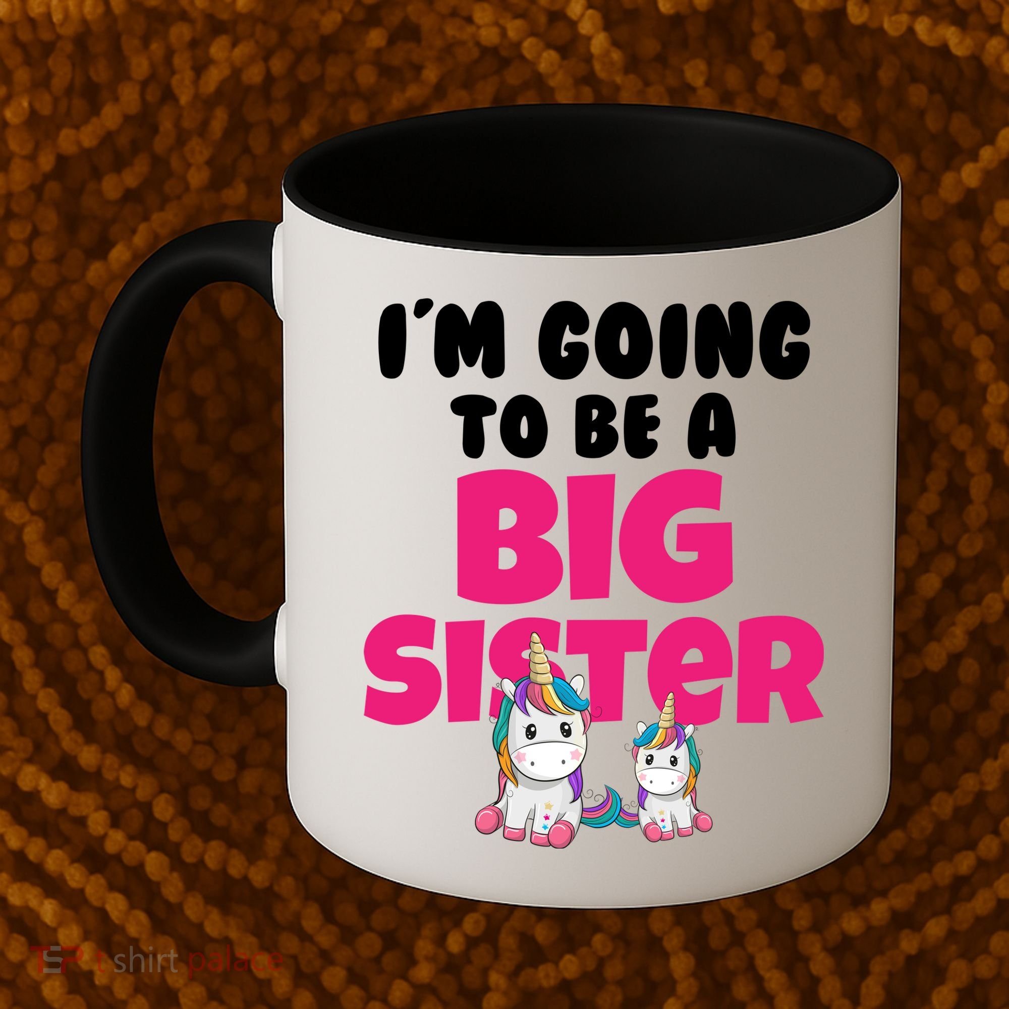 New I'm Going To Be A Big Sister Cute Unicorn Coffee Mug