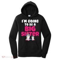 New I'm Going To Be A Big Sister Cute Unicorn Women's Hoodie thumb 0