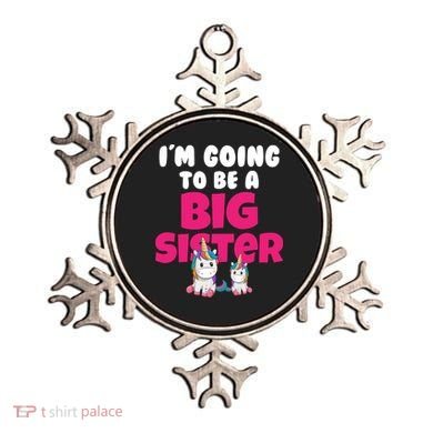 New I'm Going To Be A Big Sister Cute Unicorn Ornament