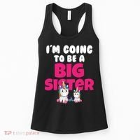 New I'm Going To Be A Big Sister Cute Unicorn Women's Tank Top thumb 0