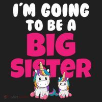 New I'm Going To Be A Big Sister Cute Unicorn Hat thumb 2