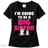 New I'm Going To Be A Big Sister Cute Unicorn Women's T-Shirt thumb 0