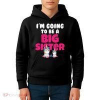 New I'm Going To Be A Big Sister Cute Unicorn Kids Hoodie thumb 4