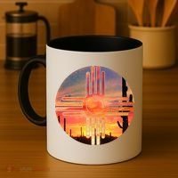 New Mexico Desert Sunset Coffee Mug thumb 4