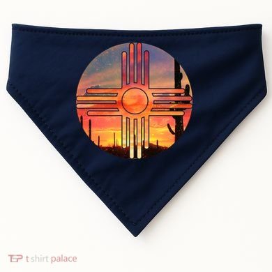New Mexico Desert Sunset USA-Made Doggie Bandana